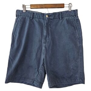 Peter Millar Washed Blue Chino Mens Shorts Casual Golf Preppy